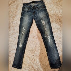 Buckle Black Distressed Skinny Jeans